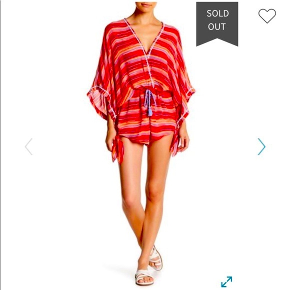 Dolce Vita Red and Pink Jumpsuit with Vibrant Style